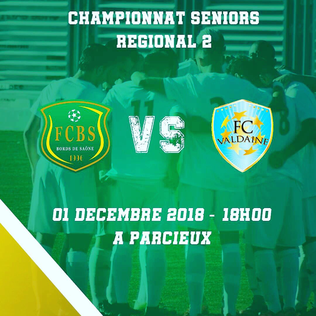 FootballFCBS's tweet image. ⚽️ FC Bords de Saône - FC de la Valdaine Cleon d'Andran
🗓 Samedi 1 décembre à 18h00
📍Parcieux
