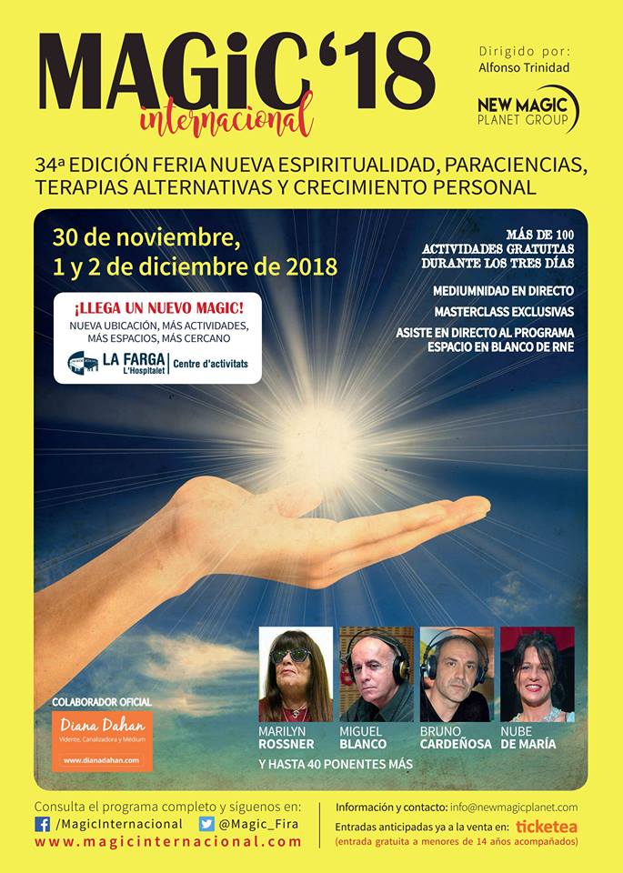fargahospitalet's tweet image. 🔮Arriba @Magic_Fira amb importants novetats!

Aquest divendres, obre per primera vegada a #LaFargaLH, la fira més important a nivell europeu del sector de la nova espiritualitat i el creixement personal.

✍️Tota la informació ▶️ lafargalhospitalet.com/arriba-magic-i… #Magic2018 📌#LHospitalet