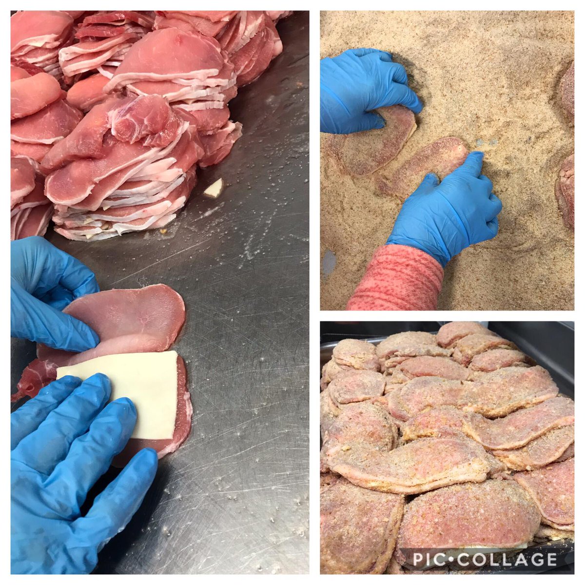 Acabant de preparar els 1.500 llibrets de llom amb formatge, felicitats cuina!!! Els nens/es estaran encantades! <a href="/EscolaVirolai/">Escola Virolai</a> @CIvirolai @AMPAVirolai