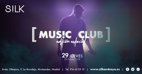 silkandsoya's tweet photo. ¡HOY: MUSIC CLUB en #SilkAndSoya! 🎶 Te ponemos el pianista, instrumentos, micros y tú eres el prota 🎤 ¿te animas? 🤗 #MusicClub #OpenMicro #Juernes https://t.co/p4Cb9ZFH08