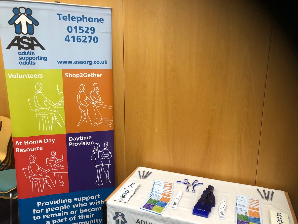 ASAinLincs's tweet photo. Adults Supporting Adults have got a stand at the Lincoln Neighbourhood Team event today at Bishop Grosseteste University, come along and see us for more information! https://t.co/9F7rHsEcY0