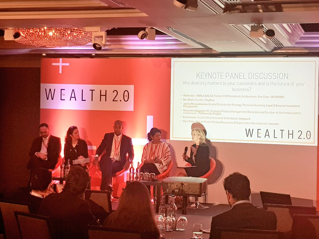 Learn about WHY diversity is important in this industry (and every industry). Why does it matter to you and how you do your job. Don't miss out on this panel discussion with Bev Shah, Janine Menasakanian, Gavin Lewis &amp; Marc Khan. <a href="/cityhive/">CityHive</a>
<a href="/Vanguard_Group/">Vanguard</a> <a href="/Investec/">Investec</a>
#Wealth2