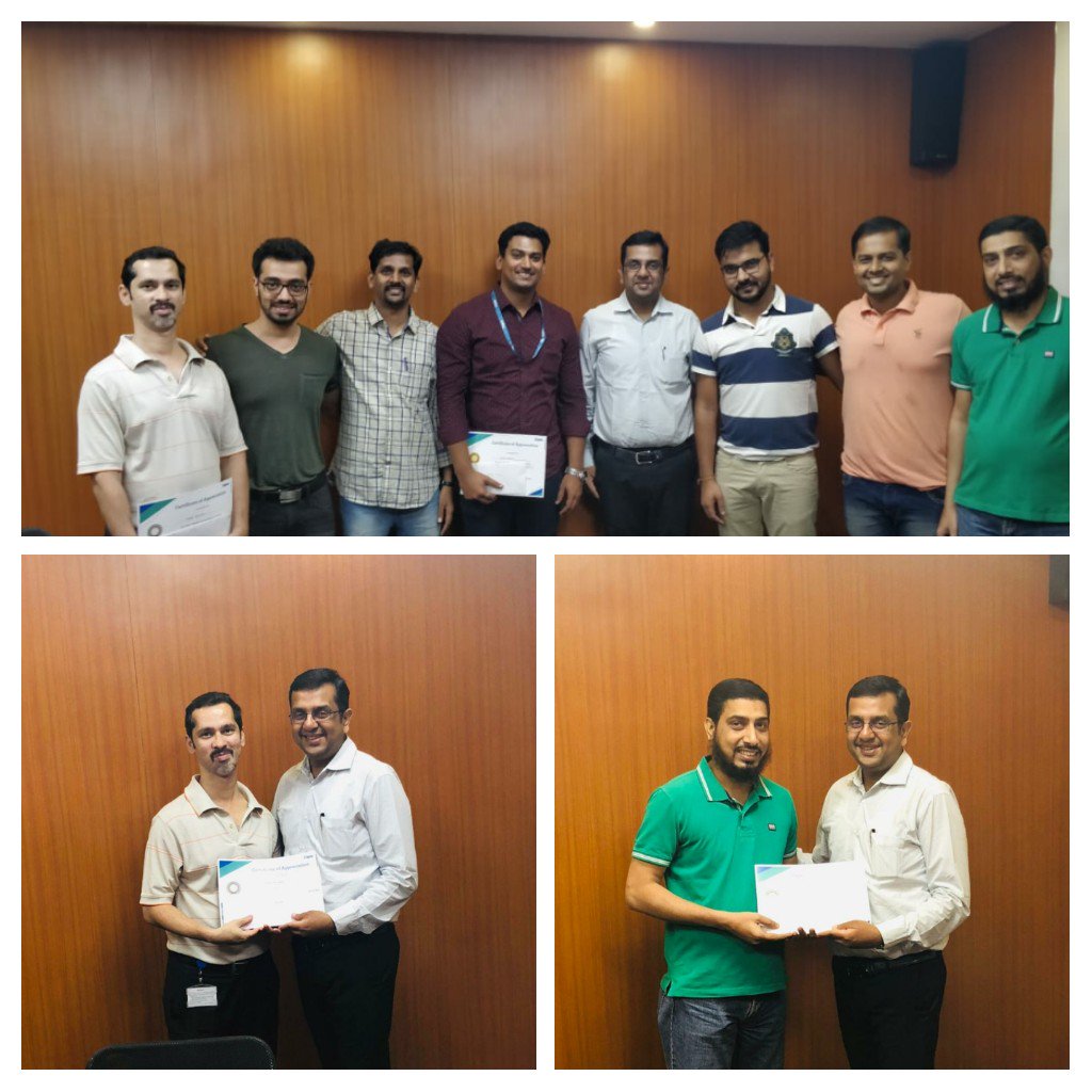 DeepeshPunmiya's tweet photo. Thanks @narayan1709 for recognising India Business Team for their valuable contribution towards COGS saving project. @Cipla_Global https://t.co/AJLmF7fgum