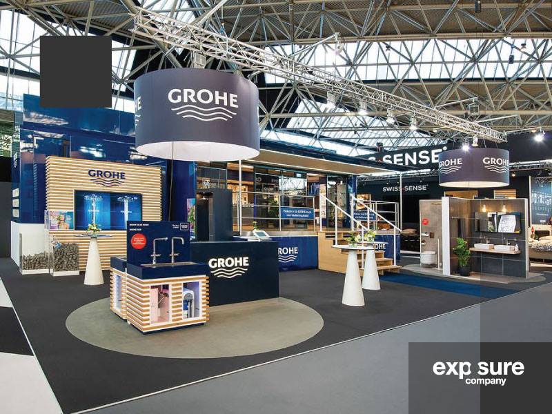 exposurecompany's tweet photo. Diverse materialen verwerkt in de stand van @grohe . Gerealiseerd door TheConceptCrew|Brands&Spaces.
#standbouw #textieldoek #folie #plaatmateriaal https://t.co/Qn6bLn5euO