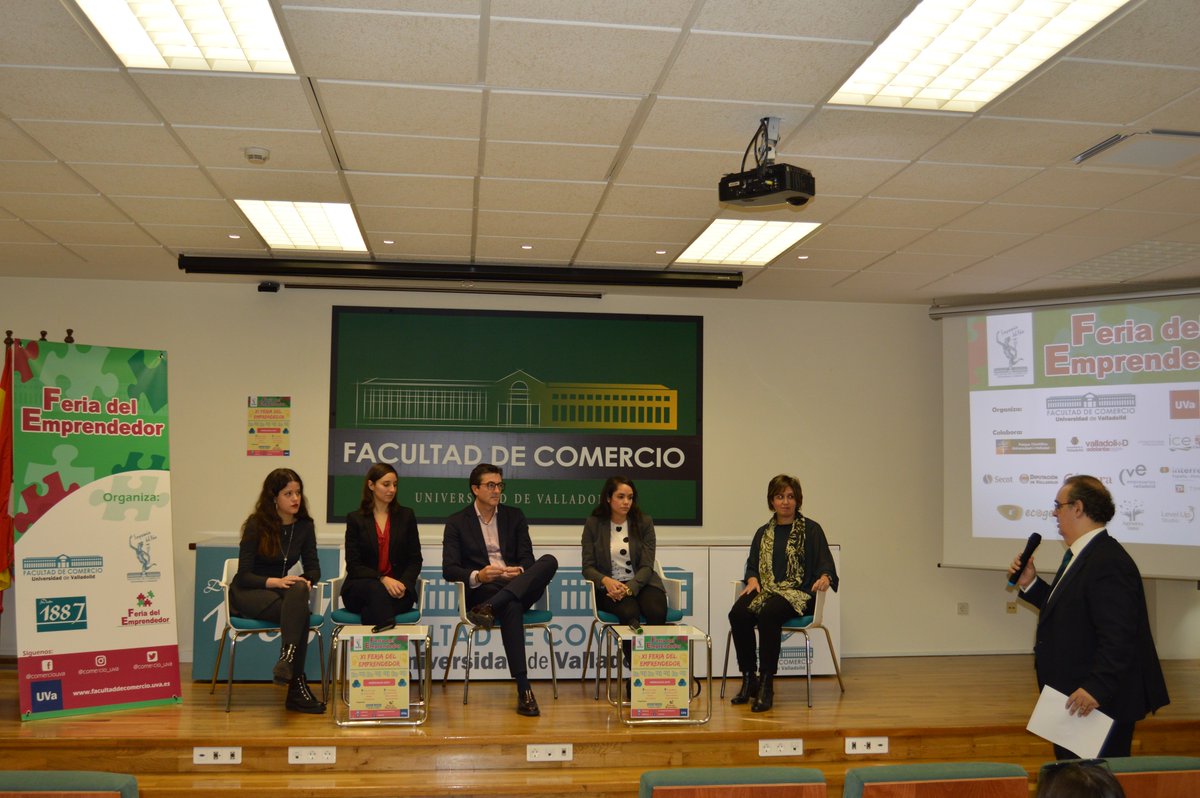 comercio_uva's tweet photo. Muchas gracias a @PC_UVa, @INNOLID , @cam_valladolid, @CVE_, @empresasjcyl, @Dip_Va, @Secot_, @UnicajaBanco, @ProJoven_APJ, @CatedraComEx, @Sociograph, @EcogeoSL, @eNaturae, #LevelUpStudio, #AlisteLab, #AgrimetricsGlobal por participar un año más en la XI Feria del Emprendedor. https://t.co/pI0pcPaszH