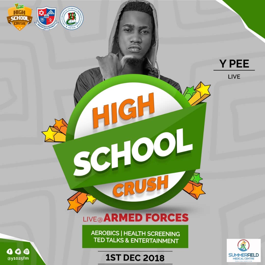 ypeegh's tweet photo. On Saturday 1st December, Iโll Be At Armed Forces SHS For The YFM High Sch Crush & Later That Night For Sista Afiaโs Album Concert At The West Hills Mall๐ค๐ป๐ฅ๐ฅ๐ฅ Come & Letโs Have Fun๐๐พ๐๐พ https://t.co/WoNzlmhA1Y