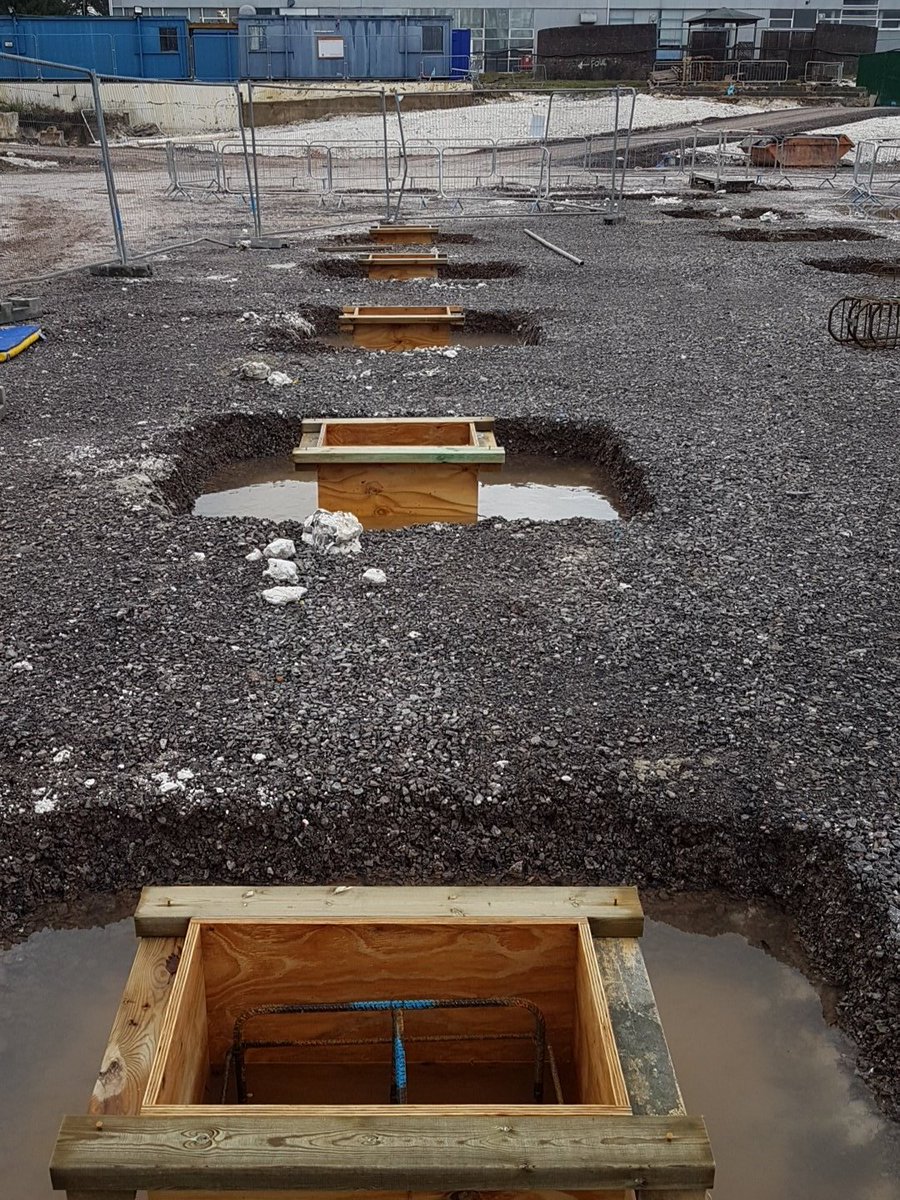 Foundations for the next modular building at Project Wellesley, for <a href="/SkanskaUKplc/">Skanska UK</a>