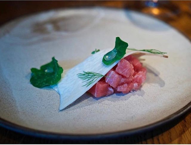 hide_restaurant's tweet photo. Tartare of bluefin tuna otoro, pickled mushroom shavings &amp; nasturtium. Exquisite #olliedabbous #hidelondon #tuna #hideabove #foodie #foodphotography #mayfair by our guest @gaudichots https://t.co/6YzuGzdrli https://t.co/PCYTllPvFs
