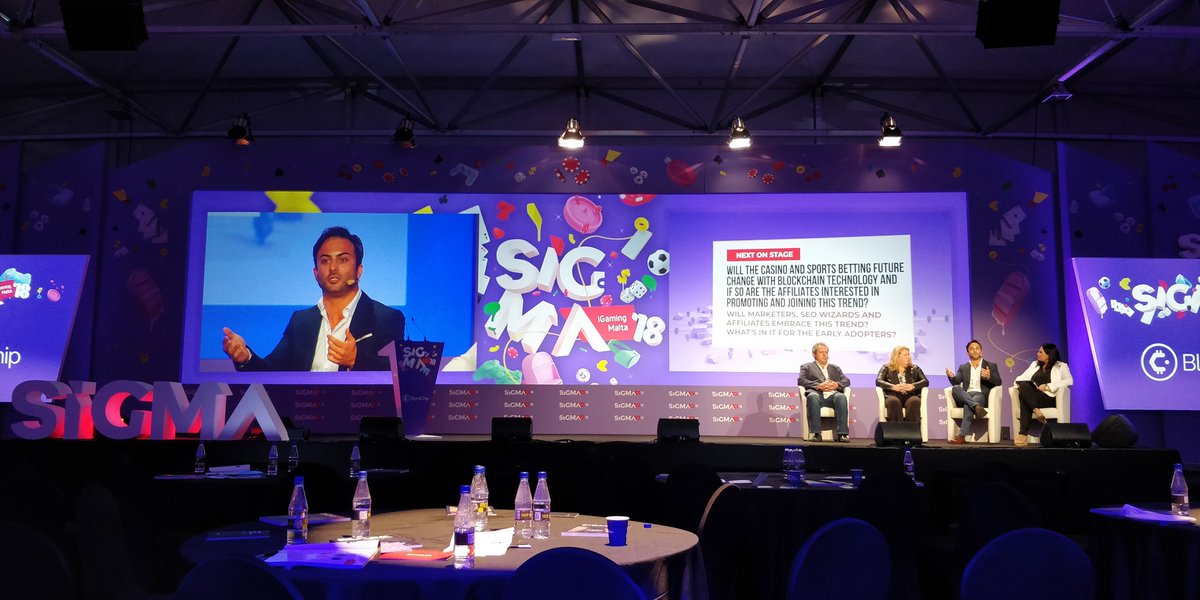 What an interesting panel discussion during the first day of #SiGMA18 @iGamingSummit with Q/A about how #affiliates and #merchants will benefit from the use of the #blockchain through our <a href="/RefToken/">RefToken</a> Decentralized #Affiliate #Platform - <a href="/jansammut/">Jan Sammut</a> <a href="/LeeannJohnstone/">Lee-Ann Johnstone</a> <a href="/diana_blockchip/">Diana Rotaru</a>