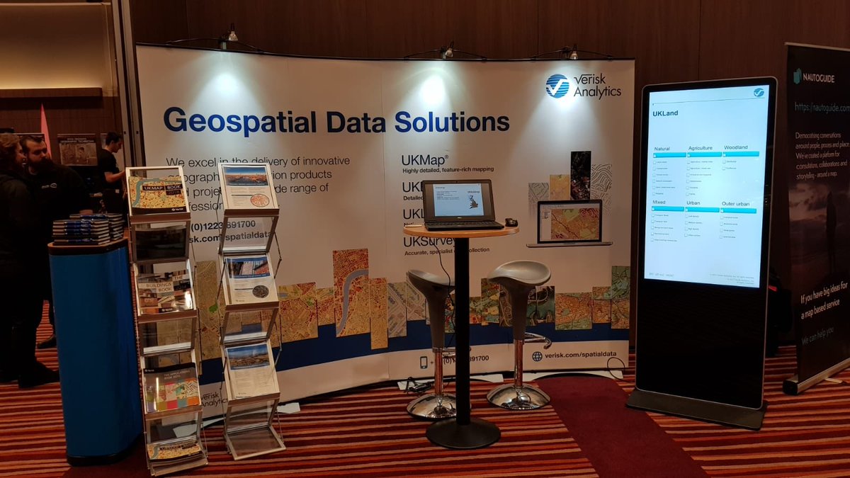 Verisk_LBDUK's tweet photo. A great start to the day at #GeoDATA18 London. Drop by the stand for a quick chat and a demo 👍🏼 https://t.co/eQEixCjyLC