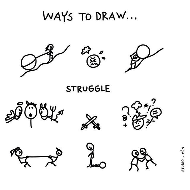 Studio_Limon's tweet photo. Wishing you a smooth Thursday.
Word of day 338: struggle.
Thanks @sinemtsl_illustration for this request. 💫
.
. .
#365waystodrawfestival #dailydrawing #struggle #worsteling
#illustratie #illustration #tekening #waystodraw #icons #sketchnote #visualn… https://t.co/M1ugzOPjsf https://t.co/H3JFjZtaHe