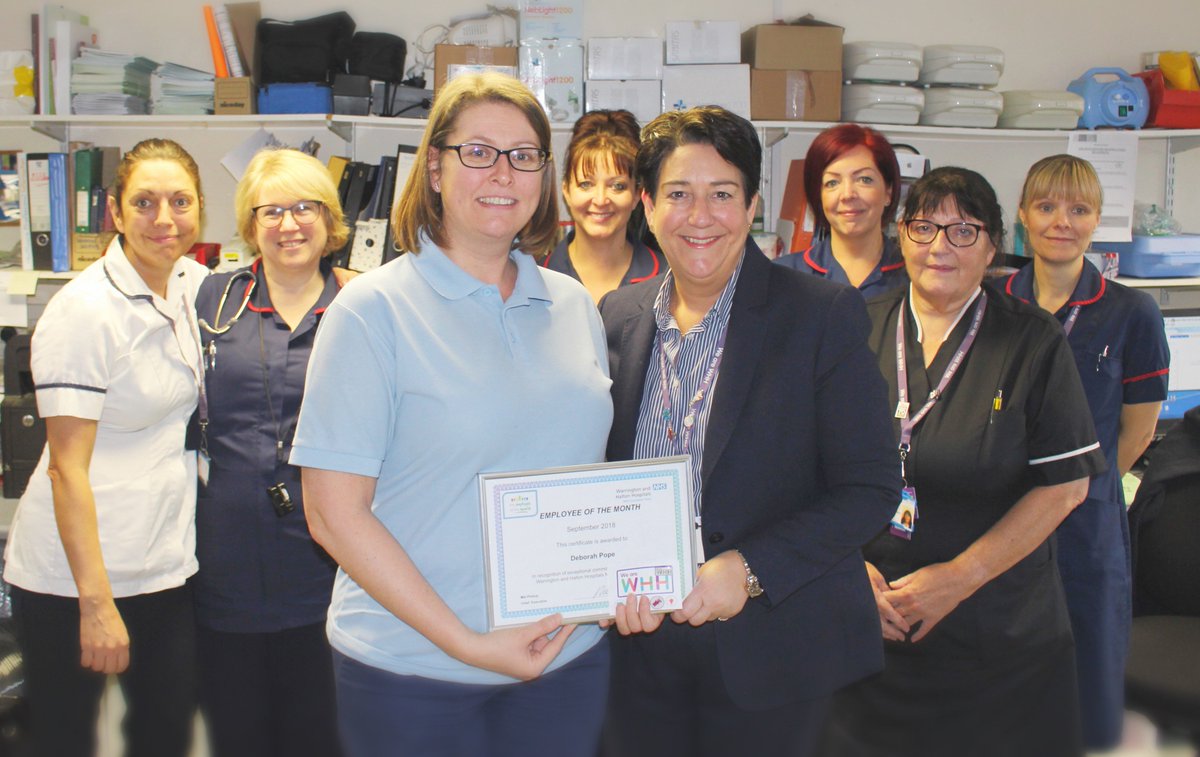 Congratulations to Deborah Pope on being awarded Employee of the Month for September 2018. Deborah currently carries out her own role and many tasks of the team secretary role "She is always happy to help and goes above and beyond to help patients".