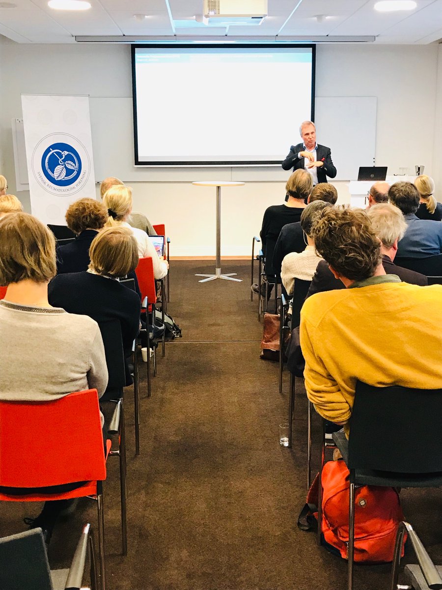 Mats Bojestig, hälso- &amp; sjukvårdsdirektör i Region Jönköpings län, presenterar den nya kunskapsstyrningen och programområdesstrukturen på SRF:s Utvecklingsdag #reumatologi