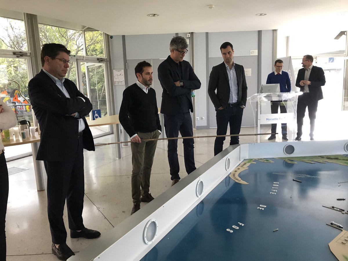 Visite du port de Marseille et pôle innovation, dont Jupiter 1000 Power-to-gas (gaz renouvelable) #énergir #grtgaz #SoCal
