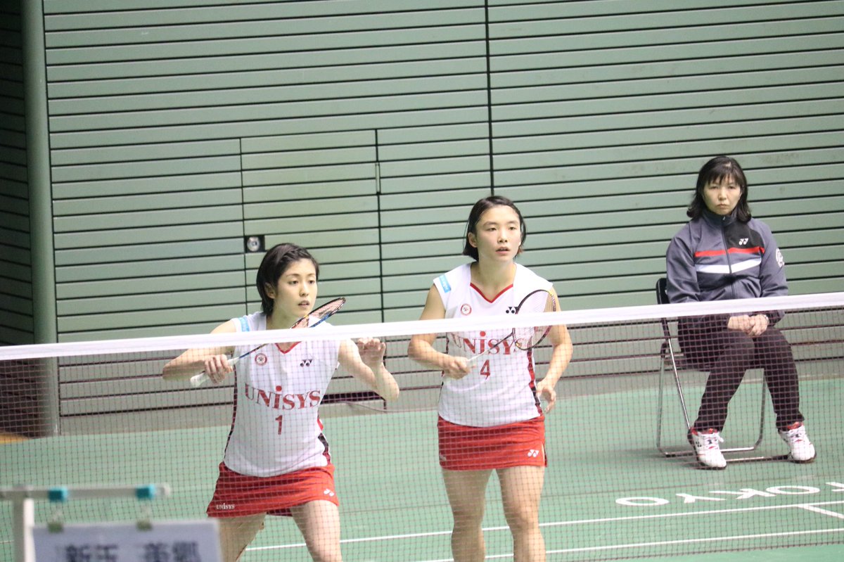 ひよこまめ V Twitter シノクリ さやかちゃん ここでは負けない という意地 全日本総合 バド総合 バドミントン 篠谷菜留 栗原文音 高橋沙也加