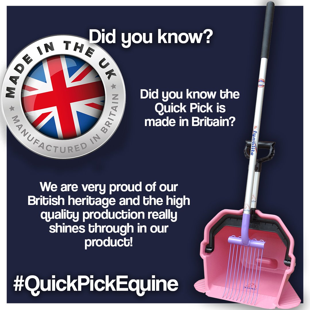 quickpickequine's tweet photo. Did you know the Quick Pick is made in Britain? We think the quality really shines through in our products!

#JoinTheQuickPickRevolution and buy yours today! https://t.co/S86dkad4Jf