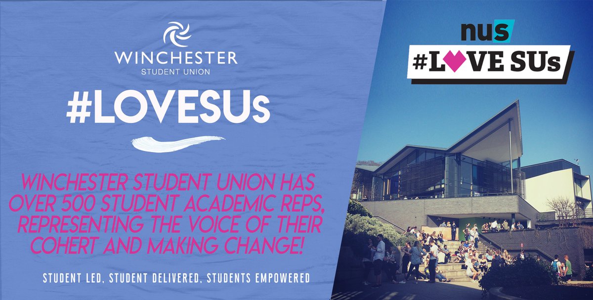 WinchesterVPedu's tweet photo. It's #LoveSUs this week. I #LoveSUs because I witness the amazing work, dedication and support they continuously offer their Students. As VP, Ed I co-ordinate the StAR scheme which empowers Students to have a voice, to use their voice and ensure that their voice is then heard 💜 https://t.co/c2bg4j4cXE