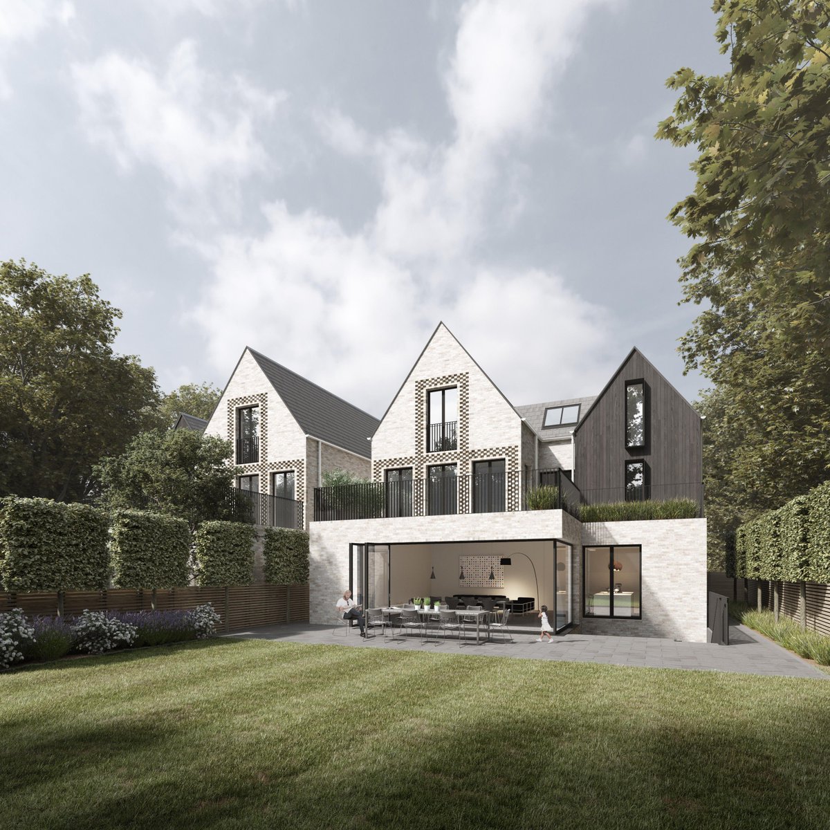 Our scheme for two new large homes in the Didsbury Conservation Area.