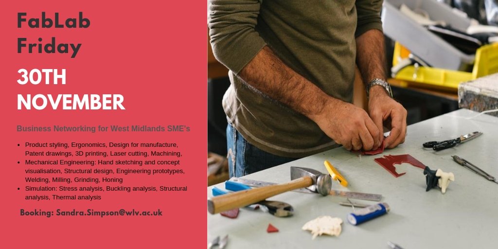IPSSproject's tweet photo. We are looking forward to seeing you all tomorrow! You can still register: https://t.co/DN1acuzJNW
@IPSSproject @SmartConceptSCF #FabLabFriday #FabLabWolverhampton #prototyping #3D #design https://t.co/GbMjbLz7m5
