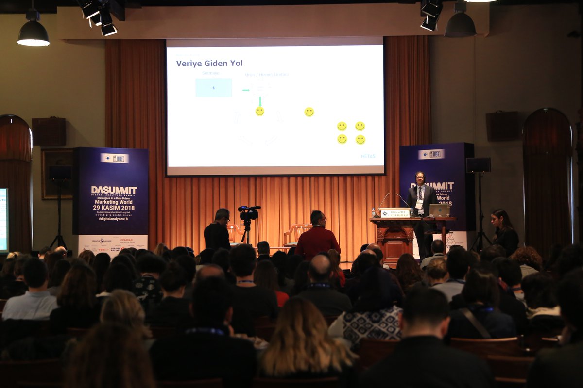 NETAŞ İş Analitiği, Zekası ve Big Data Mimarı Alper Onur "Büyük Veri ve  Analitik - Veriyi Değere Dönüştürmek" başlıklı konuşmasıyla Digital Analytics Summit'te. #digitalanalytics18