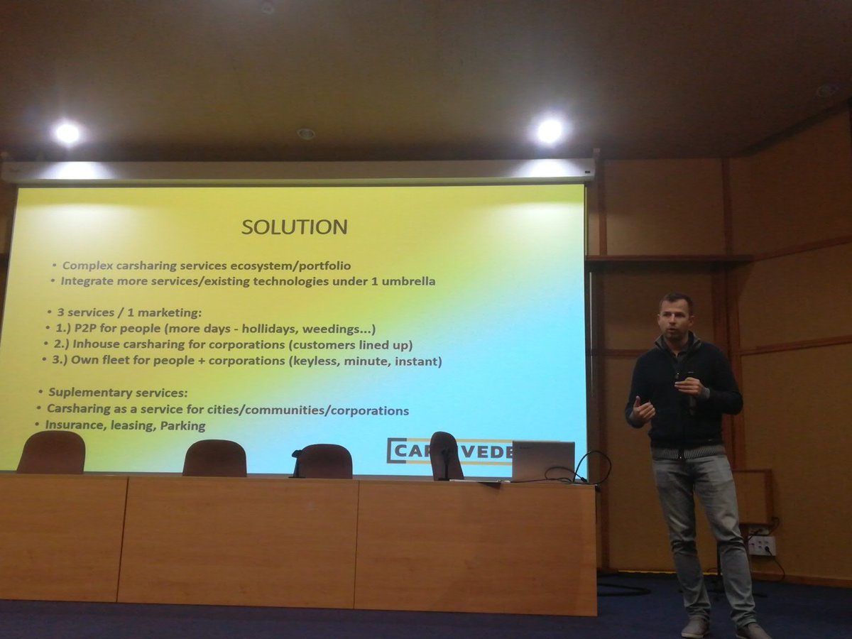 #carrivederci #carsharing iniciative presents their experience in #SharingIslands2018 <a href="/SBAgentura/">SBAgency</a> #EENCanHelp