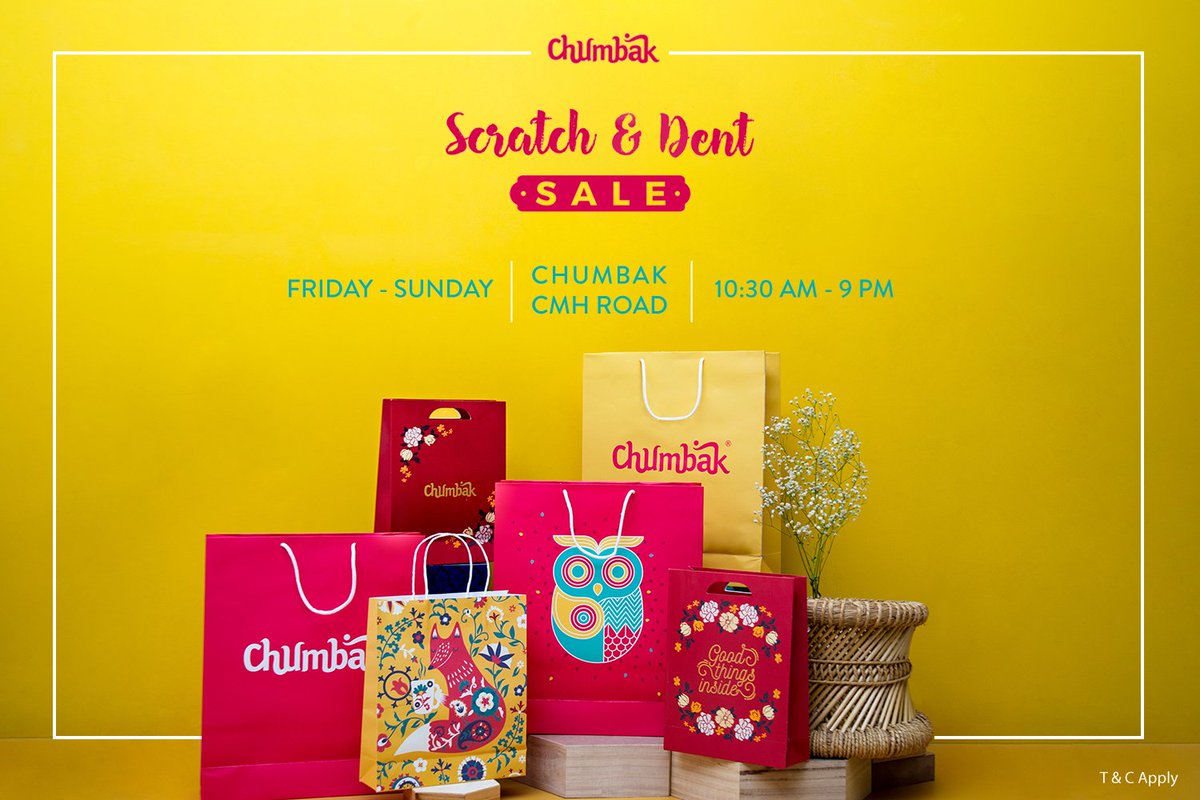 Finally, a Shopping Bill that'll Make You Smile!

All the Chumbak goodies,
That fell through your grasp;
Shall be yours for the taking,
At discounts that will make you gasp.
So stay tuned to our trail,
As we eagerly unveil,

The 'Chumbak Scratch and Dent’ Sale!