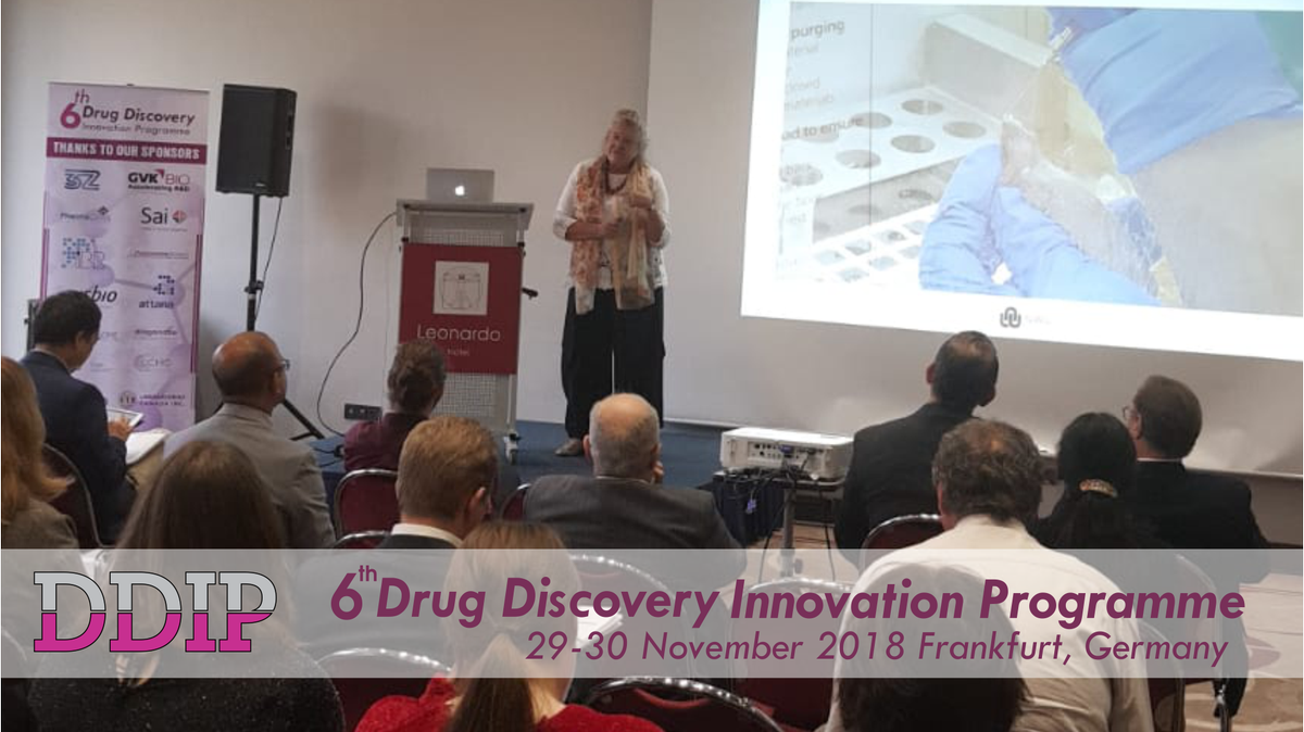 WorldBI_Uk's tweet photo. Happening Today!!!
Anne Grobler of North-West University / Noordwes-Universiteit our valued keynote speaker giving demonstration on ''Accredited Affordable Pre-clinical Studies in South Africa for the Pharmaceutical Industry.''
#6thDrugDiscoveryConference #Eventongoing https://t.co/NUsaONiIec