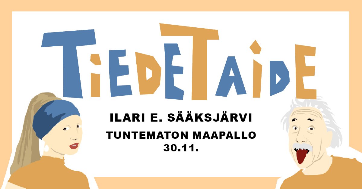 Beegalleria's tweet photo. Syksyn viimeisessä TiedeTaide-illassa Turun yliopiston biodiversiteettitutkimuksen professori Ilari E. Sääksjärven luennon aiheena on luonnon monimuotoisuus ja sen tutkiminen :: TUNTEMATON MAAPALLO
#bgalleria #galleria #ilarisääksjärvi #turku #visitturku #turkuart #tiedetaide https://t.co/mPEWdvsrw4