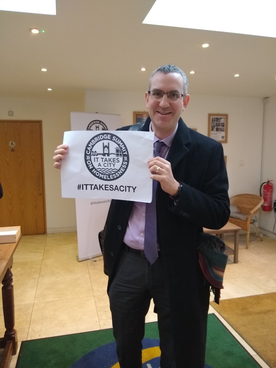 MattThomasHsg's tweet photo. Brilliant start to pulling together people. Well done @cambridgesummit for homeless #ittakesacity https://t.co/G0kgMFiZzy
