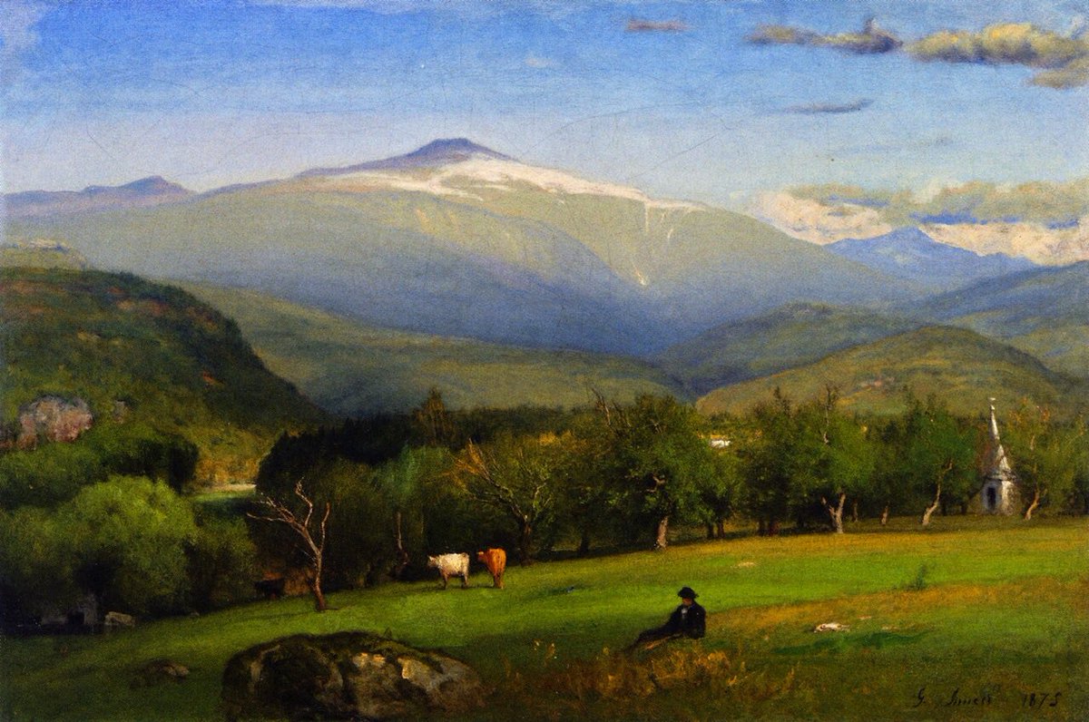 #HudsonRiverSchool
#Impressionism

George #Inness 
Conway Valley, 1875
Private collection

@CasaLettori @hmcmicha @ilsensodellarte @ChinesAnton @ragazzadiperla @mirianagrassi1 @redne2013 @Rebeka80721106 @GiaccardiChiara @smarucci461 @emiglobalweb @tizianacampodon @Papryka5