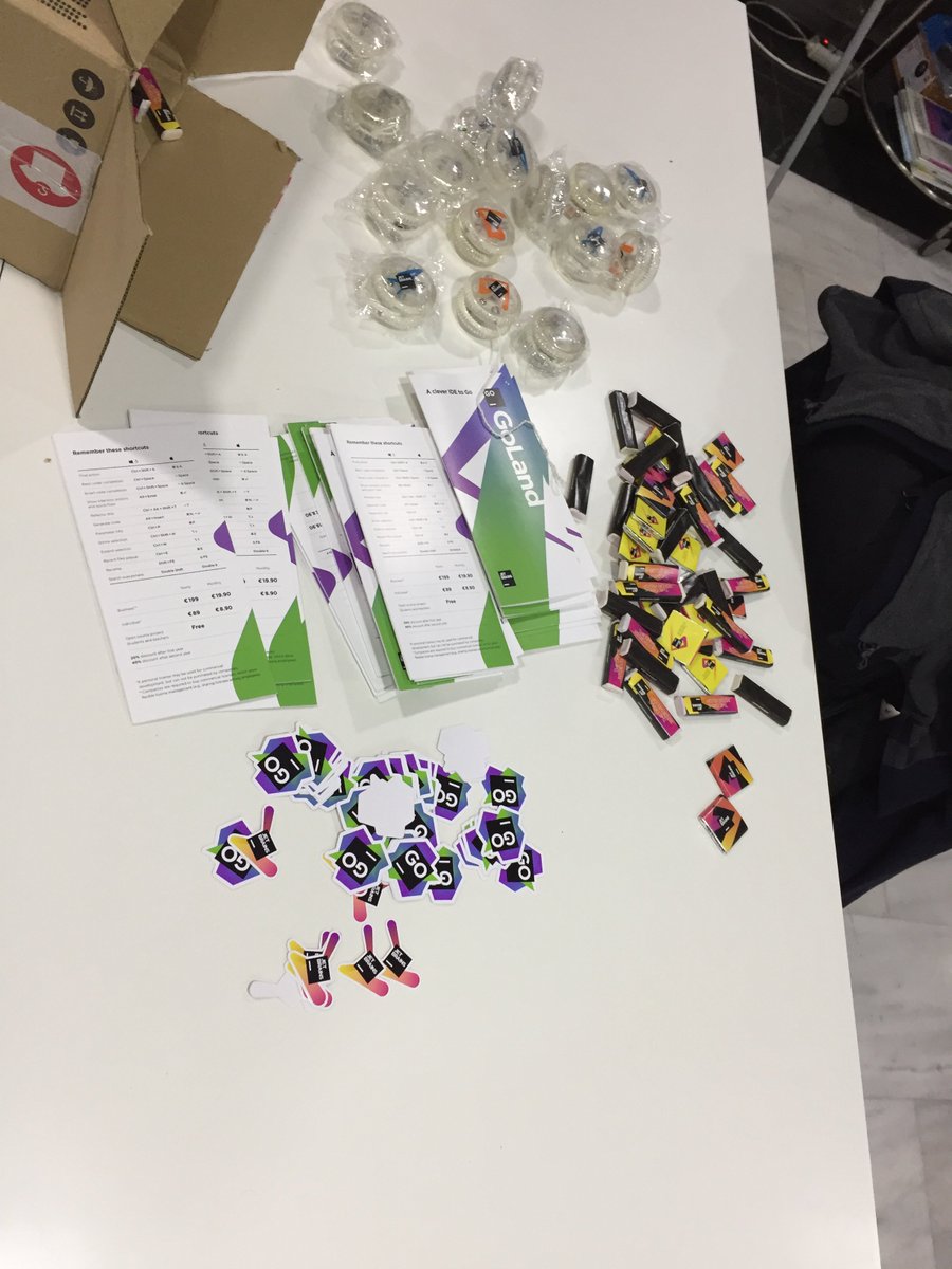 AthensGolang's tweet image. Thank you @jetbrains for the goodies