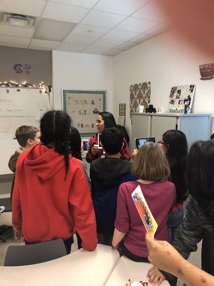 smgerberding's tweet photo. Fibonacci presentation by our own Mrs. China. Mrs. Chinta is one of our GT parents and also an expert at math! Thank you for enriching our GT kiddos with your knowledge! @VistaRidgeMS @KellerISD_GT https://t.co/xXInaiU0Yf