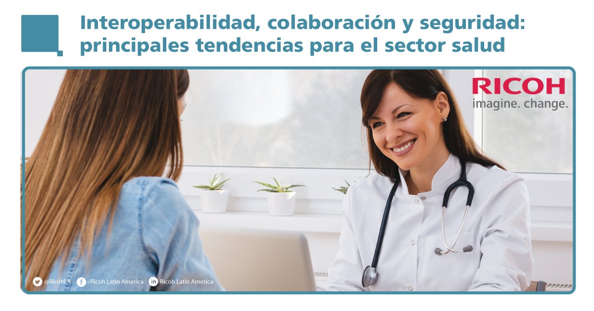 RicohLA's tweet photo. La forma en que la #información se captura, transforma y administra tiene un gran impacto en la experiencia del paciente. En @RicohLA te contamos las principales tendencias del sector #salud: https://t.co/RIMc7AMqt6 👈 https://t.co/z38xOEjRiI