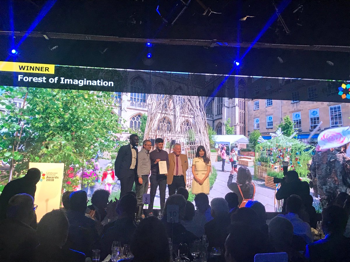 BALI_Landscape's tweet photo. Many thanks to @Greentechltd who presented the award for Design for Temporary Landscape at @talklandscape Awards last week on behalf of @BALI_Landscape to winner @GrantAssocs for their project @forestimaginatn. Congrats to all winners! 

► Read more: https://t.co/PKuT742nkF https://t.co/NQl257Ah5x