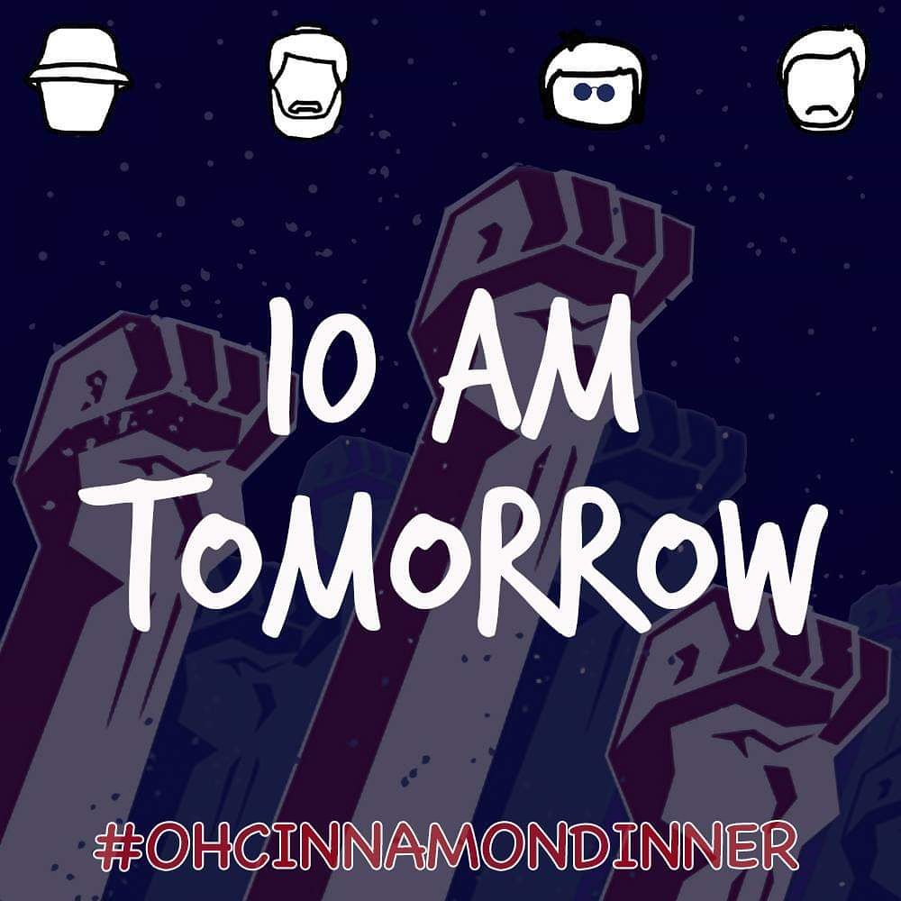 👀
#OHCINNAMONDINNER