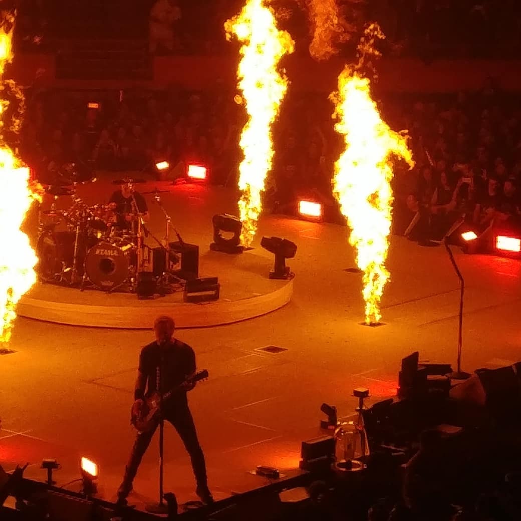 writer_84's tweet photo. Wow wow wow such an damn good concert!!! Metallica kicked ass. I am so glad I was able to go with my friend Travis he had a hell of a time as well. Got a legit concert shirt, caught a pick and rocked out. Definitely an unforgettable 34th birthday #MetInBoise https://t.co/fdnz3QRLv8