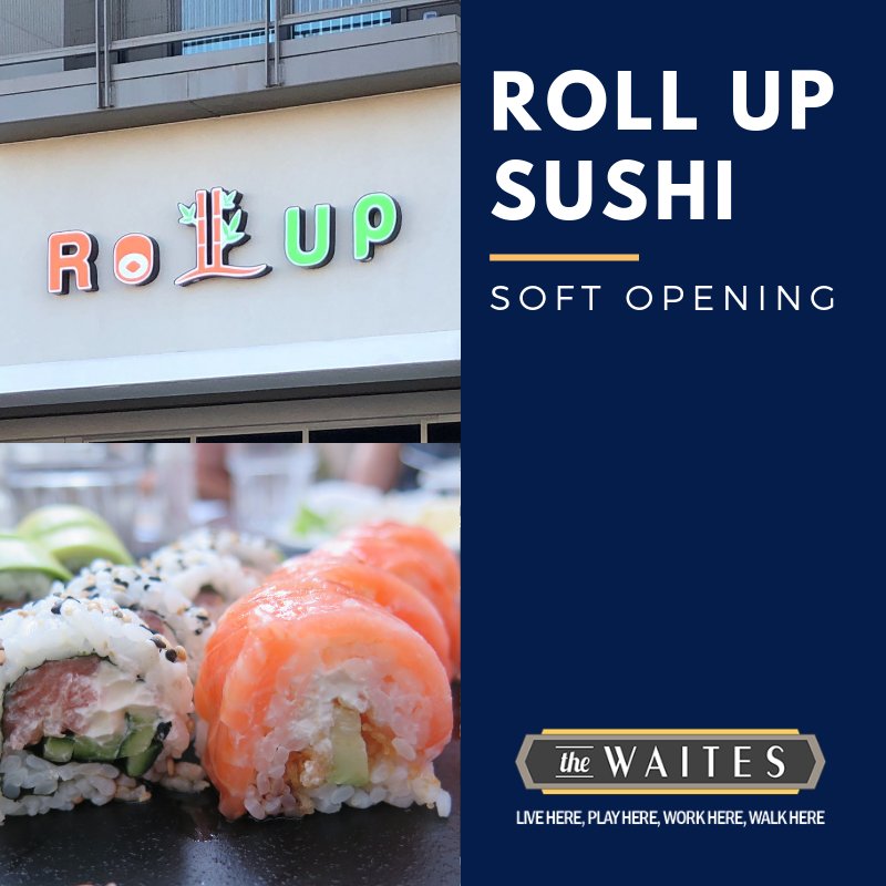Roll Up is a new, fast-casual sushi and Pan-Asian restaurant opening at #TheWaitesBham! Be the first to try it Nov. 29 &amp; Nov. 30 from 11 a.m. - 2:30 p.m. &amp; 5 - 8 p.m. 🍣 100% of profits benefit St. Jude, and if you bring an unused toy for Toys for Tots, your meal will be FREE!
