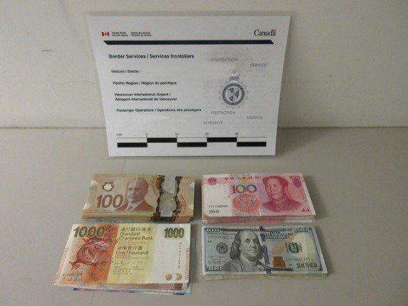 CanBorderPAC's tweet photo. In October, #BorderServicesOfficers at the #VIA seized $11,950 CAD from a Canadian citizen who was suspected to be involved in the sex trade #CBSAbust  #currencyseizure #DeclareorBeware #PCMLTFA https://t.co/LvbBorUAYl
