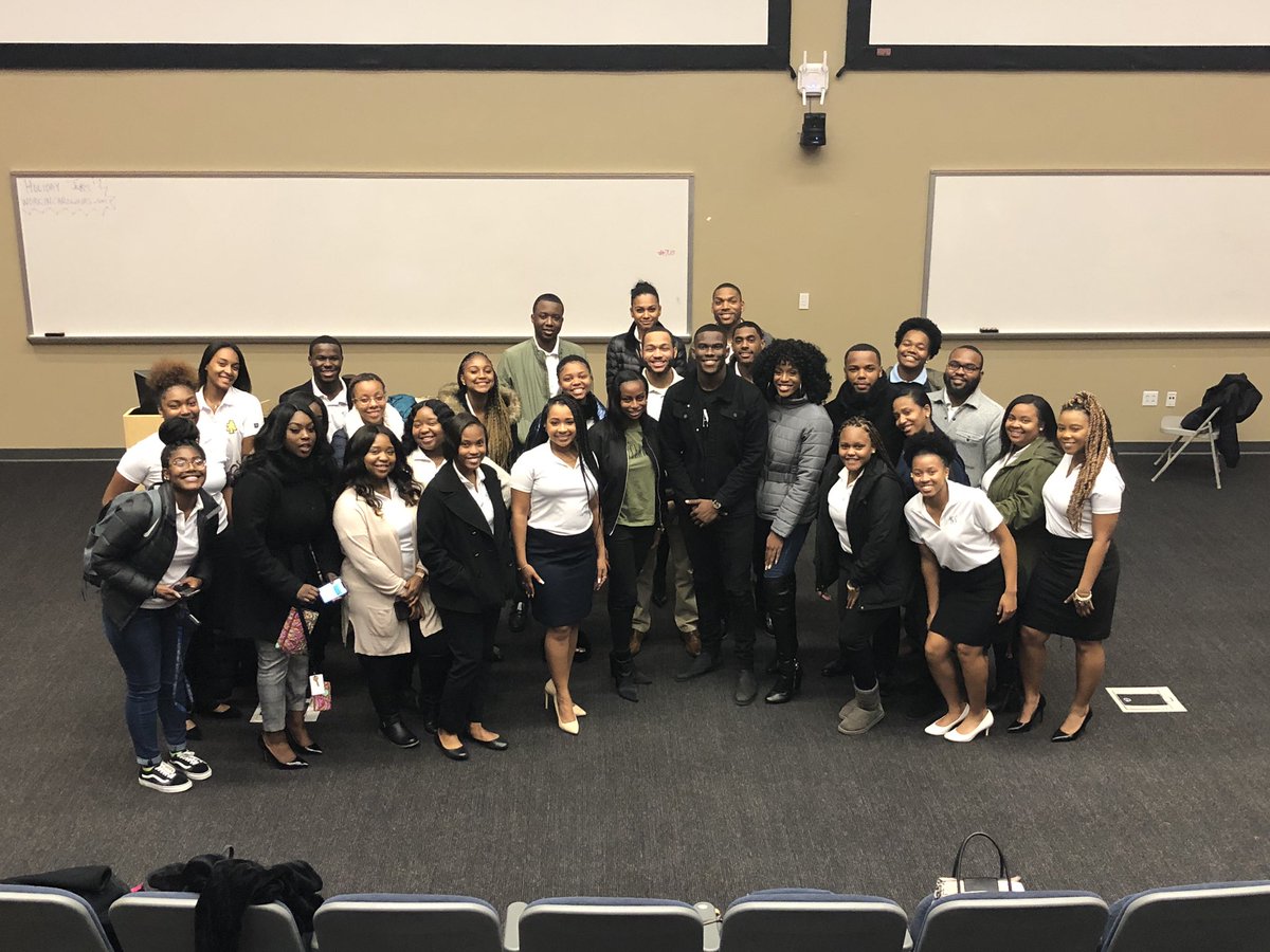 NCATNSP's tweet photo. Thank you Derek Edwards and Jada Brown for giving the students valuable insights into personal growth! The Kings and Queens talk series will resume next semester and we hope to see you at the next talk! #NSP #RoyalTalk #NCAT #Kings #Queens https://t.co/Hty6P8ojFv