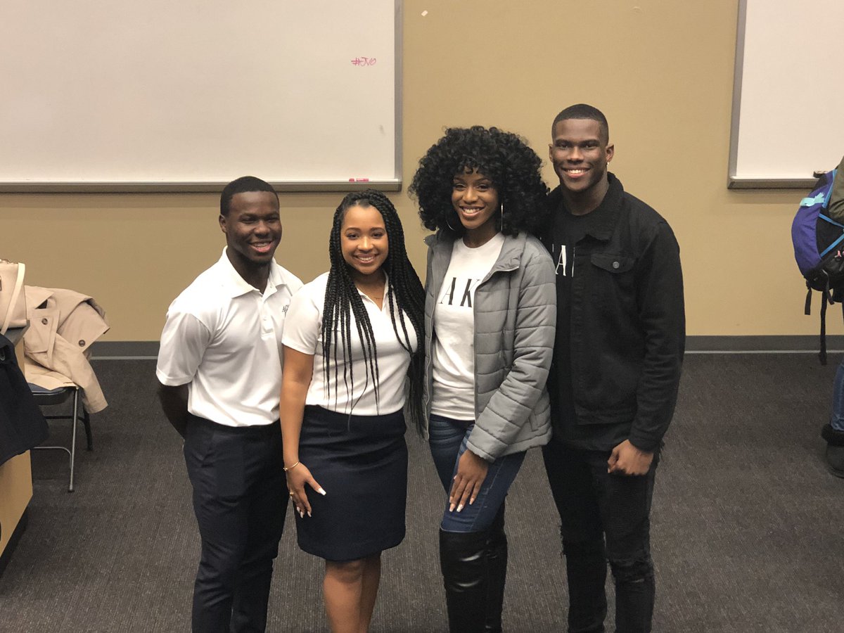 NCATNSP's tweet photo. Thank you Derek Edwards and Jada Brown for giving the students valuable insights into personal growth! The Kings and Queens talk series will resume next semester and we hope to see you at the next talk! #NSP #RoyalTalk #NCAT #Kings #Queens https://t.co/Hty6P8ojFv