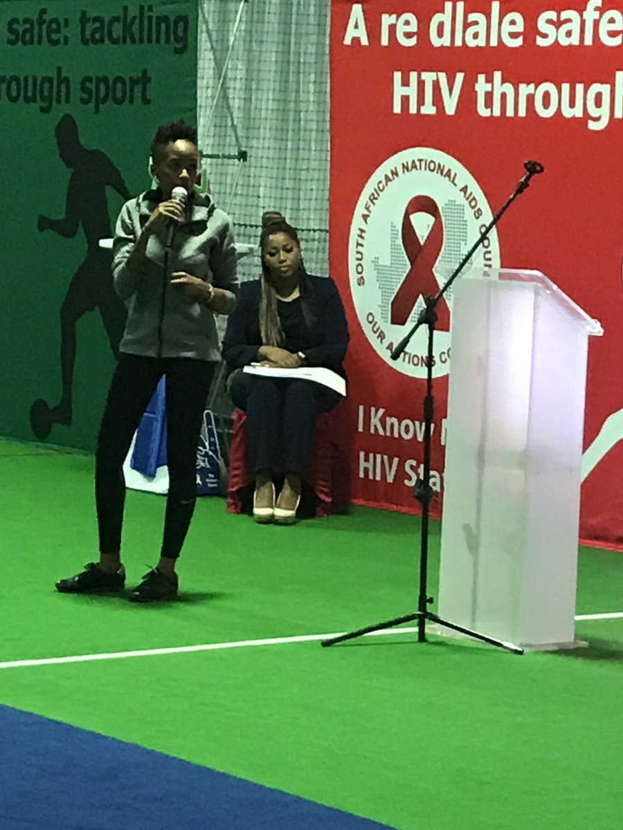 SA_AIDSCOUNCIL's tweet photo. Powerful speech from Sibulele Sibaca @GlobalFund HER Ambassador for South Africa about her journey after her parents died of AIDS-related illnesses #ChekaImpilo @SMYN_Ndorondoro #WAD2018 @ColourMyHIV #aReDlaleSafe #TacklingHIVthroughSports https://t.co/ZSVCzOZirk