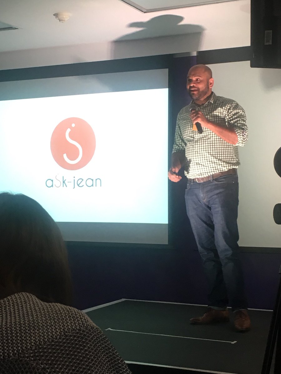 bahati_tech's tweet photo. Ask-Jean told us they are the Pokémon Go! for adults 🤨 They do predictive analytics to help consumers find the best wine, coffee etc based on personal preferences 🥂@uctgsbsolutions #VIPWS18 #VIPDemoDay https://t.co/ViTgeSLH4m