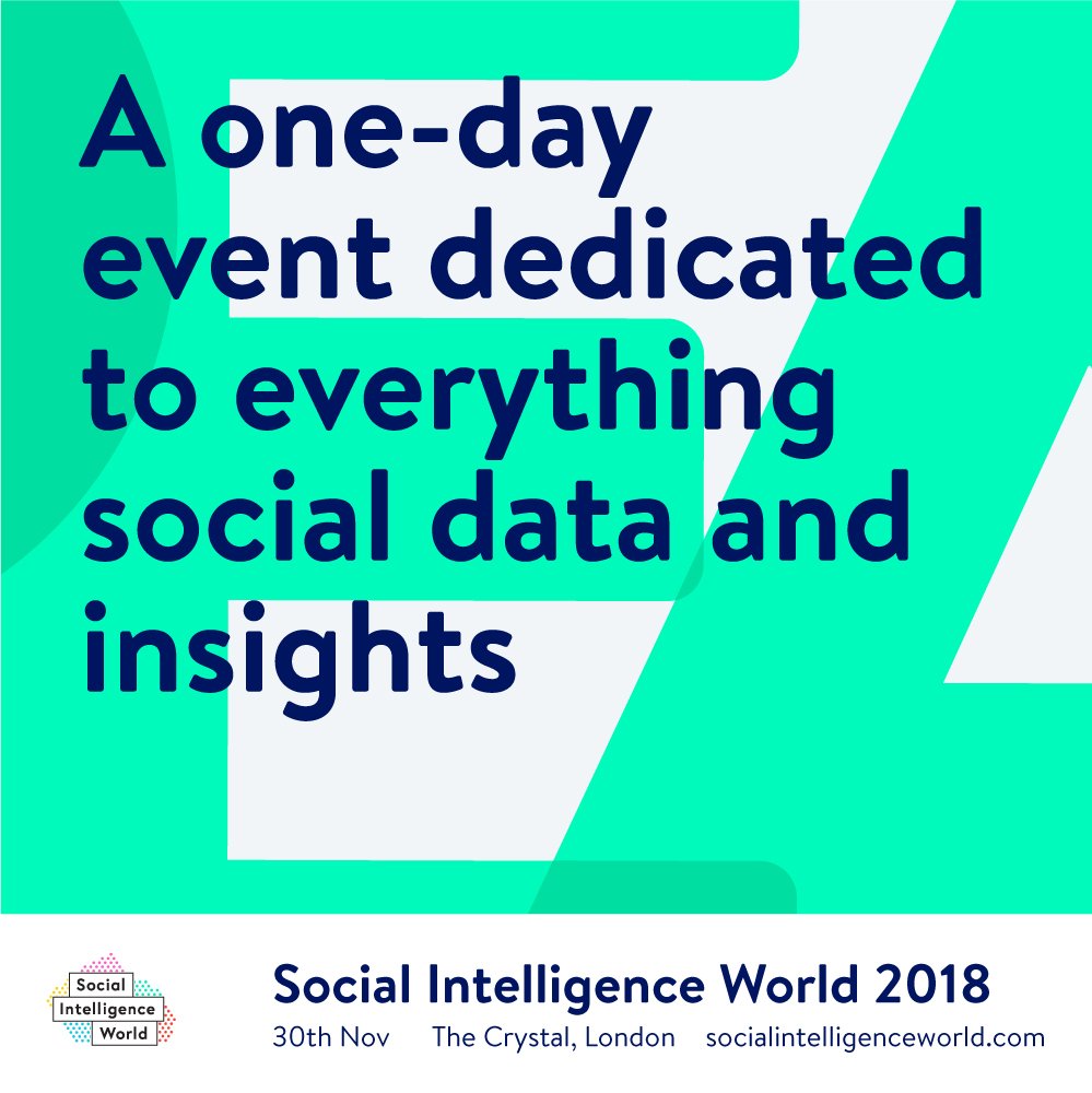SIWorld2018's tweet photo. #siworld begins today! There's still time to book your ticket to join us in London!
https://t.co/1im8dhmXes
#socialmediamarketing #socialdata #socialmedia https://t.co/9Q0WiFAzld