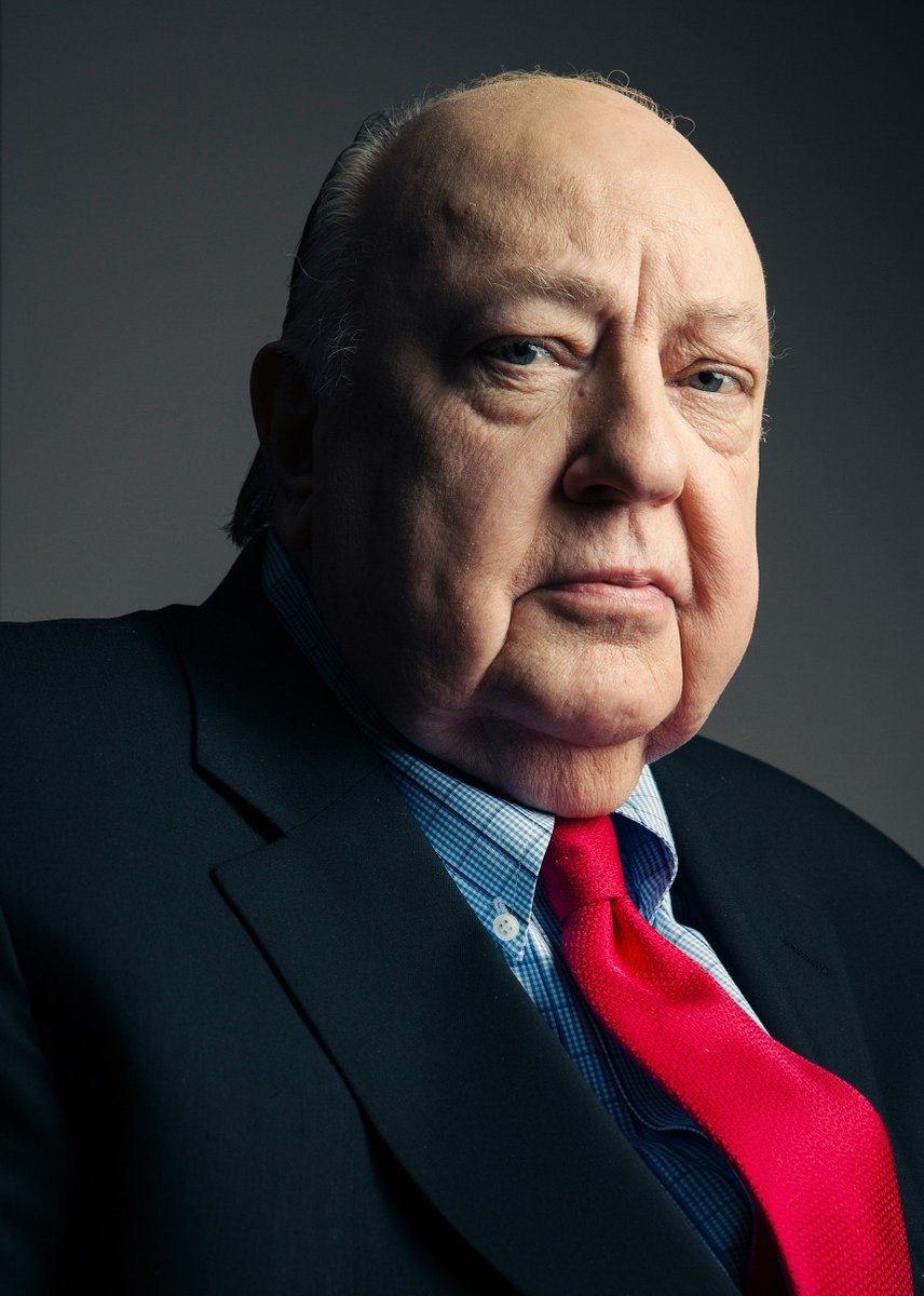 Alfred Hitchcock as Roger Ailes