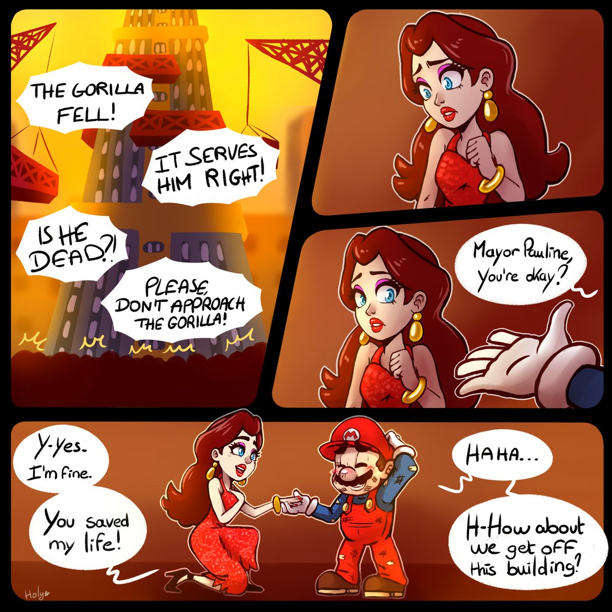 Lc Holy در توییتر Jump Man Super Mario S Stories Part 7 Full Comic T Co Qjkqexplal