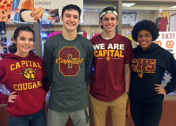 OlympiaSchools's tweet photo. The @CapitalCougs Student Store will be hosting their second annual "Secret Shopper Night" on December 4th from 5-8 p.m. Stop in to purchase spirit wear including hats, hoodies, t-shirts and more!🔥🔥🔥 #CapitalHS #StudentStore #BookDrive
https://t.co/OwTkCnHGKv https://t.co/LHLULReebG
