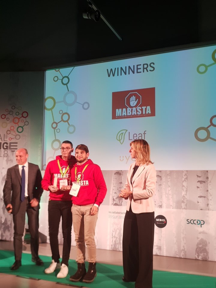 gioiozzia's tweet image. #OpenFab #FinalChallenge vince l&apos;edizione 2018  @MaBasta_bulli #socialimpact #startup @BNPPCardifIT