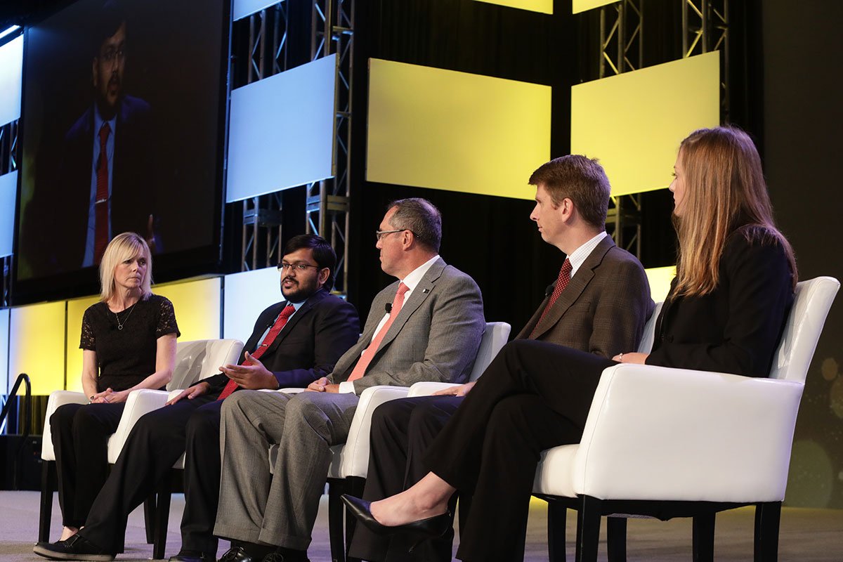 UDCCM's tweet photo. .@the_CAMX invited #UDME @UDCCM Ph.D. student, Sagar Doshi to speak at the closing luncheon about his research on #flexible #sensors for human motion analysis as a part of a panel discussion titled, Future Applications of Advanced Materials #WeBuildEngineers https://t.co/L3UyuhF15T