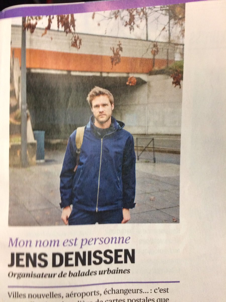 Jens Denissen, ancien Master STU ⁦@ScPoEUrbaine⁩ dans ⁦<a href="/TeleramaSortir/">Télérama Sortir</a>⁩ 1er décembre À lire, à suivre absolument