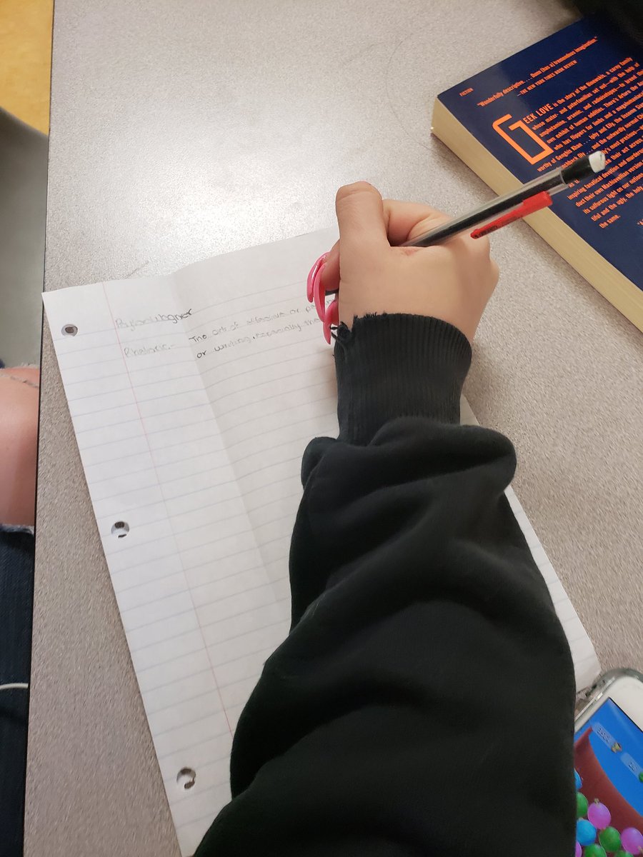 MrsKremTHS's tweet image. Taking notes on rhetoric yesterday, and students had choice in their note-taking style. It was awesome to see the decisions they made and talk about why. #fcpsela